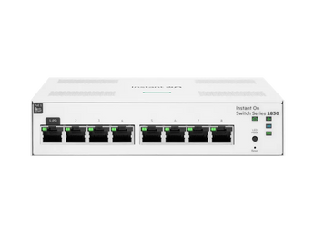 HPE Instant On 1930 8-Port switch with 2 SFP+ ports for high-speed connections. Ideal for small business networking solutions.