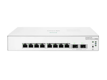HPE Networking Instant On 1830 8 port Gb 4 port POE 65W Switch | ARU-IO-SW18308G