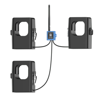 Milesight MLS-SNSR-CT303, a compact LoRaWAN current transformer sensor used for remote energy consumption monitoring.