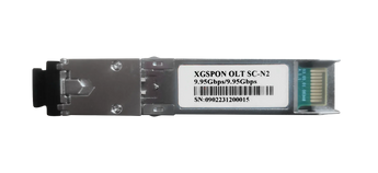 VSOL XGS-PON OLT SFP Module N2, a fiber optic transceiver for high-speed 10Gbps XGS-PON network connections.