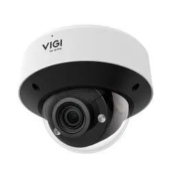 TP-Link VIGI S245ZI dome camera, 4MP, 5x motorized zoom, varifocal lens, IR, and IP67/IK10 rating for outdoor security.