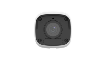 Uniview UNV 2MP Mini Bullet IP Camera with a 4mm lens, providing clear surveillance footage in a compact design. Ideal for outdoor use.