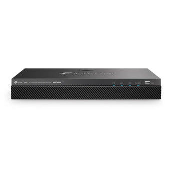 TP-Link VIGI NVR2008H-8MP: 8-channel 4K PoE+ network video recorder with 8 PoE ports and HDMI output for security camera systems.
