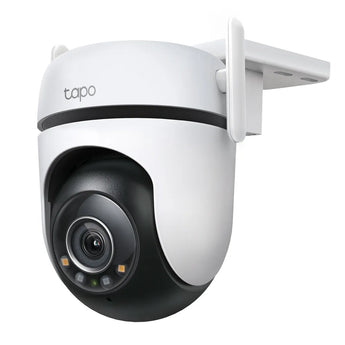 TP-Link Tapo C520WS outdoor security camera with pan and tilt, providing 2K QHD video and starlight night vision.