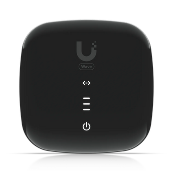 Ubiquiti UISP WaveFiber ONU with SC/APC port and 2.5Gbps Ethernet, designed for high-speed fiber optic networks using 24V PoE Input.