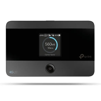 TP-Link M7350 4G LTE Mobile Wi-Fi. A portable hotspot providing fast internet access for up to 10 devices simultaneously.