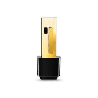 TP-Link TL-WN725N nano-sized USB Wi-Fi adapter for connecting laptops or desktops to wireless networks, providing 150Mbps speeds.