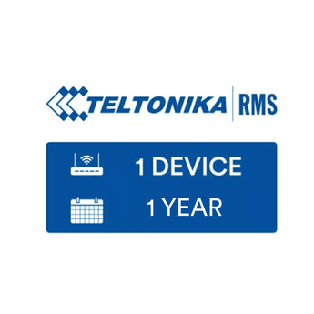Teltonika RMS License, single device, valid for one year, enabling remote management and monitoring of Teltonika devices.