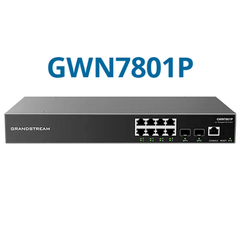Grandstream Enterprise L2++ 8 port Managed GbE PoE Switch 120W | GWN7801P-PRO