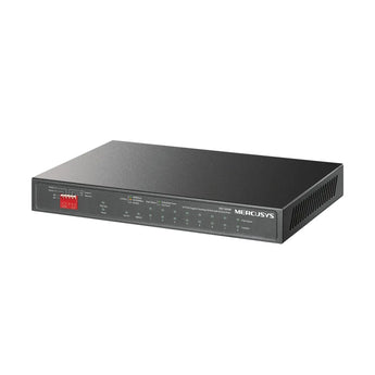 Mercusy 10-Port Gigabit Desktop Switch with 8-Port PoE+ | MS110GMP