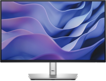 Dell P2225H 21.5-inch Full HD IPS monitor with adjustable stand for height, tilt, swivel, and pivot.