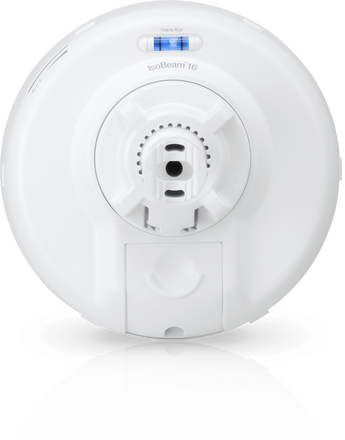 Ubiquiti ISO-BEAM-16 isolator shield improving signal isolation for NanoBeam 16, reducing interference, enhancing wireless network performance.