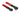BitFenix Alchemy Multi-Sleeved 3-Pin Fan Extension Cable - 90cm - Red