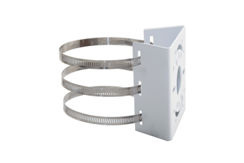 Uniview UN-TR-UP06-IN box pole mount bracket, a universal mounting solution for surveillance cameras on poles.