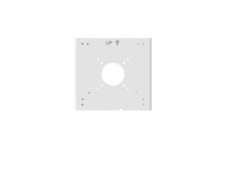 Uniview UN-TRUP06-C-IN bullet camera pole mount bracket for secure and stable outdoor surveillance camera installation.