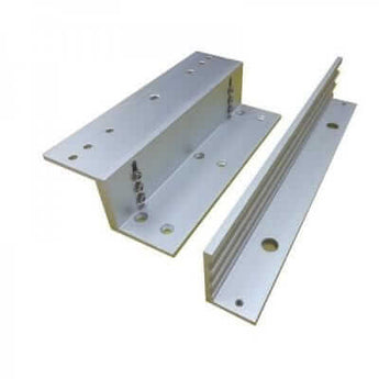 ZKTeco ZK-BRACKET-280ZL: Z and L shaped bracket for mounting a 280kg magnetic lock on access control doors.