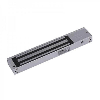 ZKTeco Maglock 280 kg electromagnetic door lock with LED indicator showing lock status. Provides secure access control.