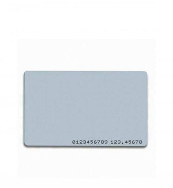 ZKTeco RFID card, a thin proximity card for access control systems. Used with compatible ZKTeco RFID readers and devices.