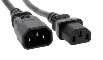 Power Cord - Kettle Cord (C13) Male-Female Extension Cable, 1.8 Meter