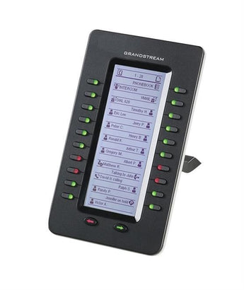 Grandstream GXP2200EXT Keypad Expansion Module with 20 programmable buttons and LCD screen, used with GXP2140, GXP2170, and GXV3240 phones.