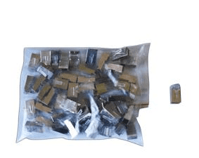 Acconet CAT5e RJ45 shielded connectors, 50 pack. Compatible with stranded and solid core cables for secure network connections.