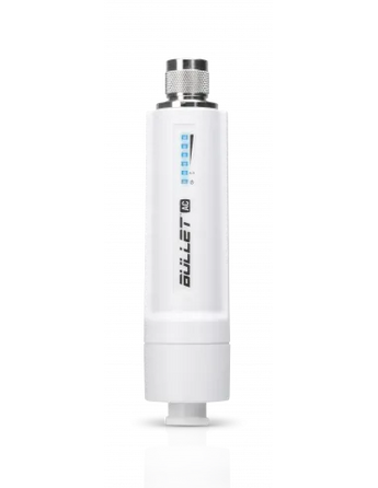 Ubiquiti airMAX Bullet AC dual-band radio, model B-DB-AC. Rugged IP67 rated enclosure for outdoor wireless networking at 5GHz.