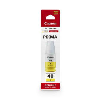 Canon GI40 Yellow Ink Bottle for G6040 and G5040 Printers (SKU: 3402C001AB)