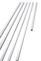 50mm x 6m aluminium pole with a 5mm sidewall, used for structural applications like fencing and signage mounting.