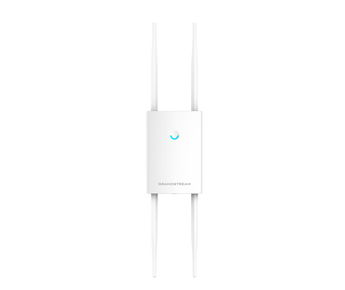 Grandstream GWN7630LR: Outdoor WiFi 5 access point with long-range coverage, dual Gigabit ports, and supports over 200 devices.