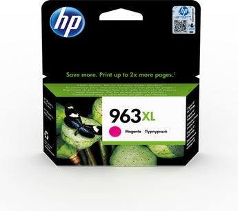 HP 963XL High Yield Magenta Ink Cartridge (3JA28AE) for vibrant, long-lasting prints.