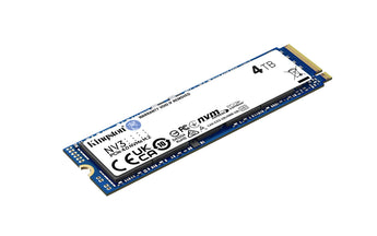 Kingston NV3 4TB M.2 2280 PCIe 4.0 NVMe SSD (SNV3S/4000G) - Compact, high-performance internal solid state drive.
