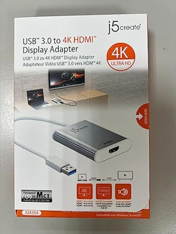 j5 create JUA354 USB 3.0 to 4K HDMI Adapter - Silver