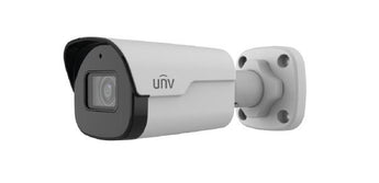 Uniview UNV 2MP LightHunter mini bullet IP camera with 4mm lens providing color images in low light, ideal for security surveillance.