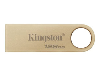 Kingston DataTraveler SE9 G3 128GB USB 3.2 Gen 1 Flash Drive - Gold