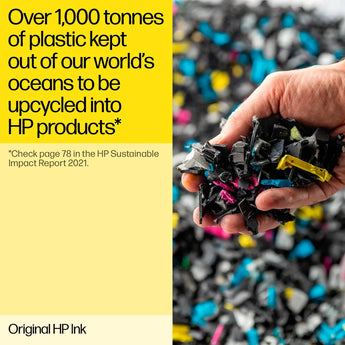 HP 305XL High Yield Tri-Color Original Ink Cartridge (3YM63AE) for HP DeskJet printers. Crisp text and vivid colors.