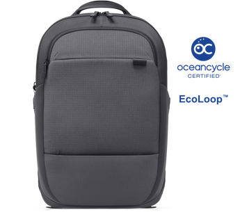 Dell Pro 13-14 Inch EcoLoop Backpack for Professionals, SKU: 460-BFCJ, Grey, 18L capacity, designed for laptops up to 14 inches.