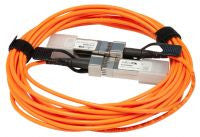 MikroTik MT-RBSFP-5M: A 5-meter, SFP/SFP+ direct attach copper cable providing a 10Gbps link between devices. Active optics.