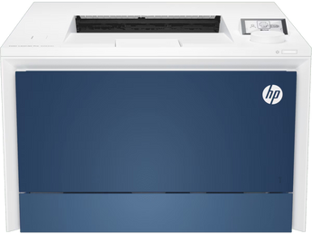 HP Color LaserJet Pro 4203dn printer, model 4RA89A, ideal for small office color printing with Ethernet connectivity.