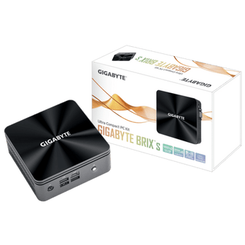 Gigabyte BRIX i7-10710U Ultra Compact PC - Type 2280 M.2 + 2.5" HDD Support