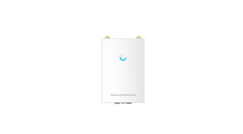 Grandstream GWN7605LR: Outdoor WiFi 5 access point with long range coverage, dual-band, MU-MIMO, and two Gigabit ports for reliable connectivity.