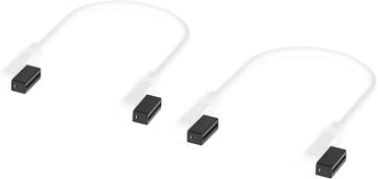 Corsair iCUE LINK CL-9011134-WW Cable - 135mm, Slim 90�� Angled Connectors, White