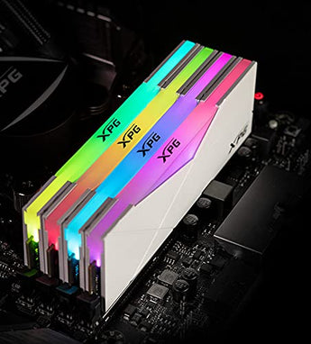 ADATA XPG Spectrix D50 RGB White 8GB DDR4 3600MHz CL18 Desktop Memory