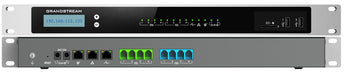 Grandstream UCM6304 VoIP PBX with 4 FXS and 4 FXO ports for connecting analog phones and lines in a rack-mountable system.