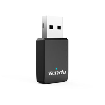 Tenda AC650 TE-U9, a compact dual-band Wi-Fi USB adapter for PCs and laptops. Enables fast wireless connectivity.