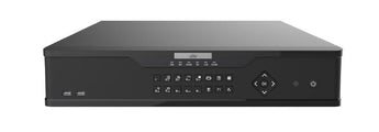 Uniview UNV NVR304-16X, a 16-channel 4K network video recorder with 4 SATA bays for surveillance and security systems.