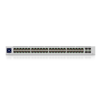 Ubiquiti UniFi USW-48: A 48-port Gigabit Ethernet switch providing reliable network connectivity. Rack-mountable design.