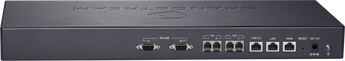 Grandstream HA100 connects two UCM6510s, providing automated failover for high availability phone systems.