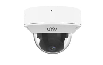 Uniview UNV 4MP LightHunter Motorized Dome IP Camera with 2.7-13.5mm lens, providing varifocal, weatherproof security.