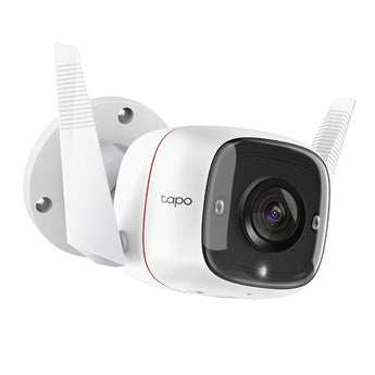 TP-Link Tapo C310 outdoor security camera, weatherproof, providing clear 2K video surveillance for home security.
