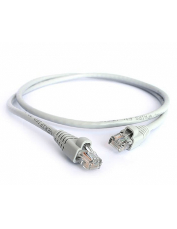 Grey Acconet CAT5e 20m UTP flylead (patch lead) with molded boots and RJ45 connectors for network connectivity.